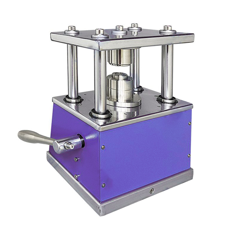 CY-110 small hydraulic button battery sealing machine