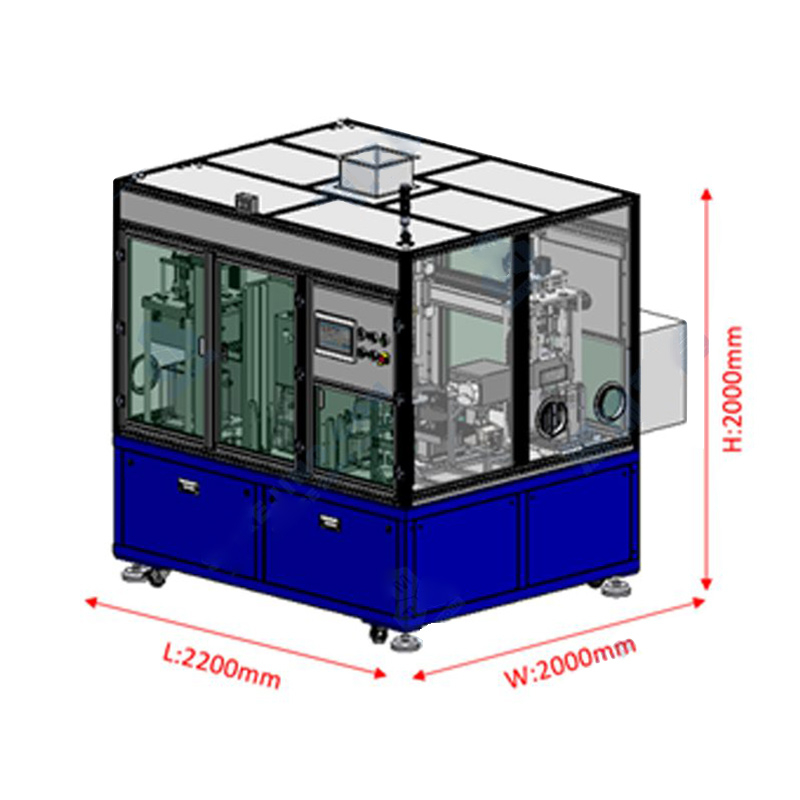 Soft pack battery automatic liquid injection sealing machine