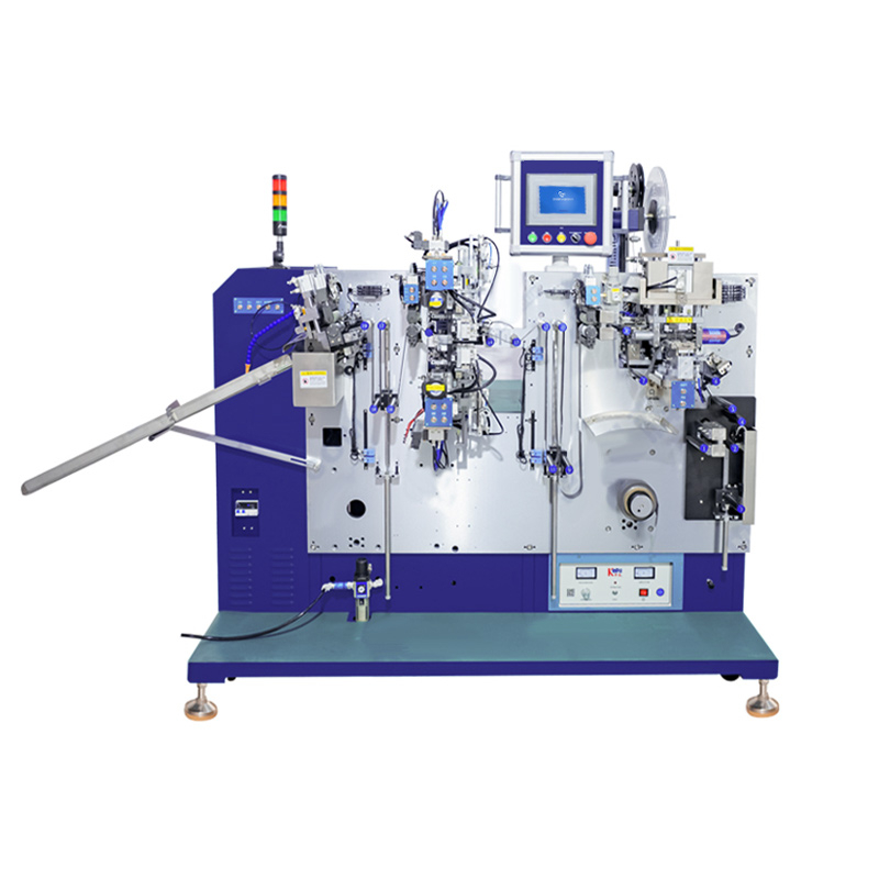 Cylindrical battery automatic tableting machine