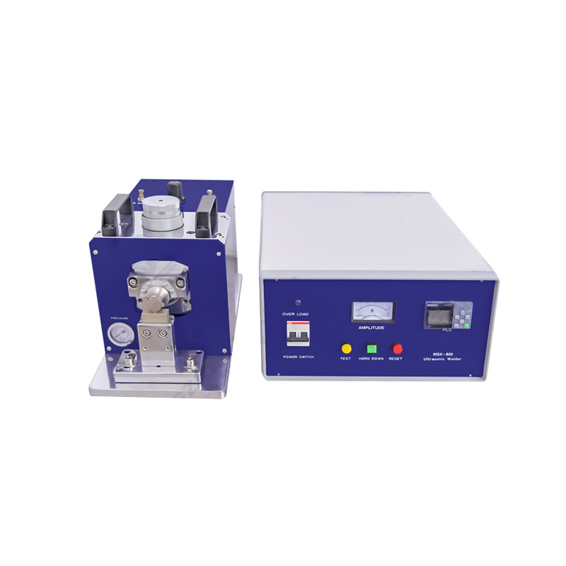 Push-button ultrasonic welding machine