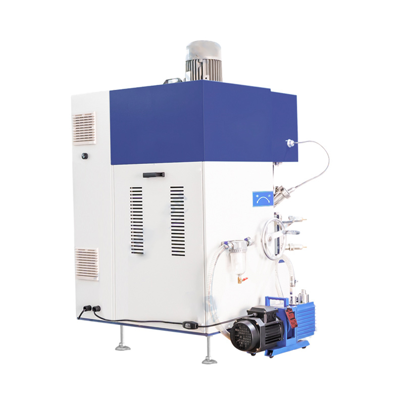 Double dispersion axis vacuum planetary mixer