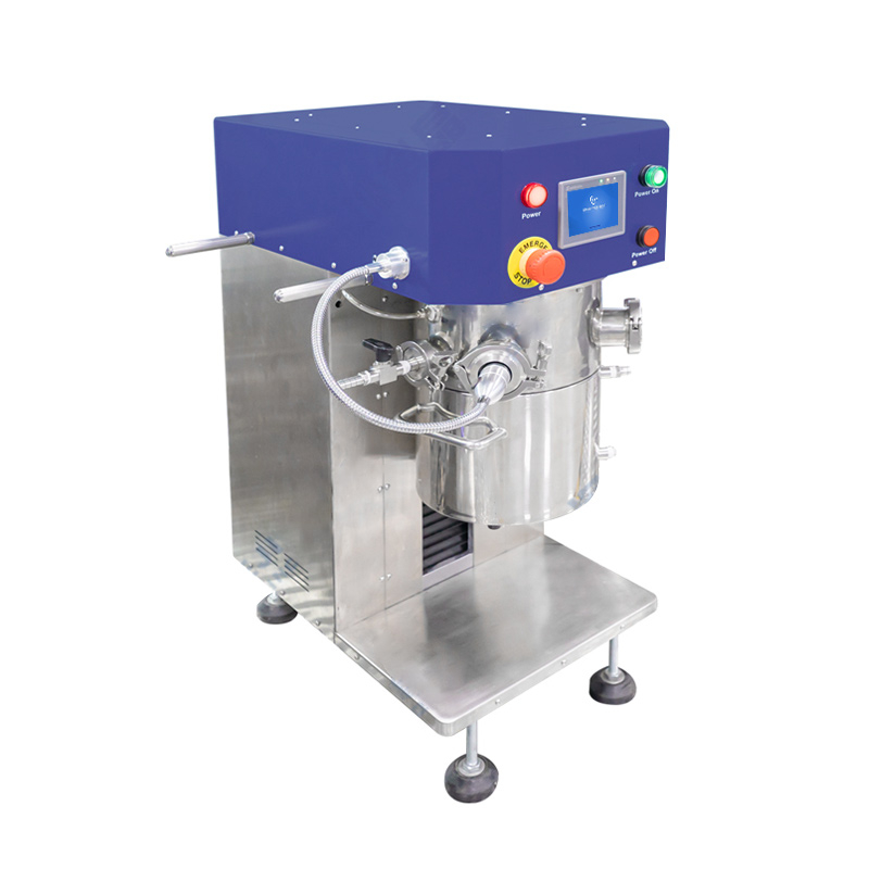 Double planetary four paddle vacuum mixer